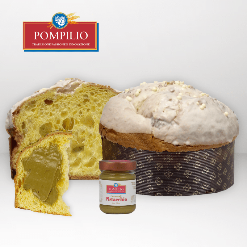 Panettone Pistacchio e Cioccolato Bianco